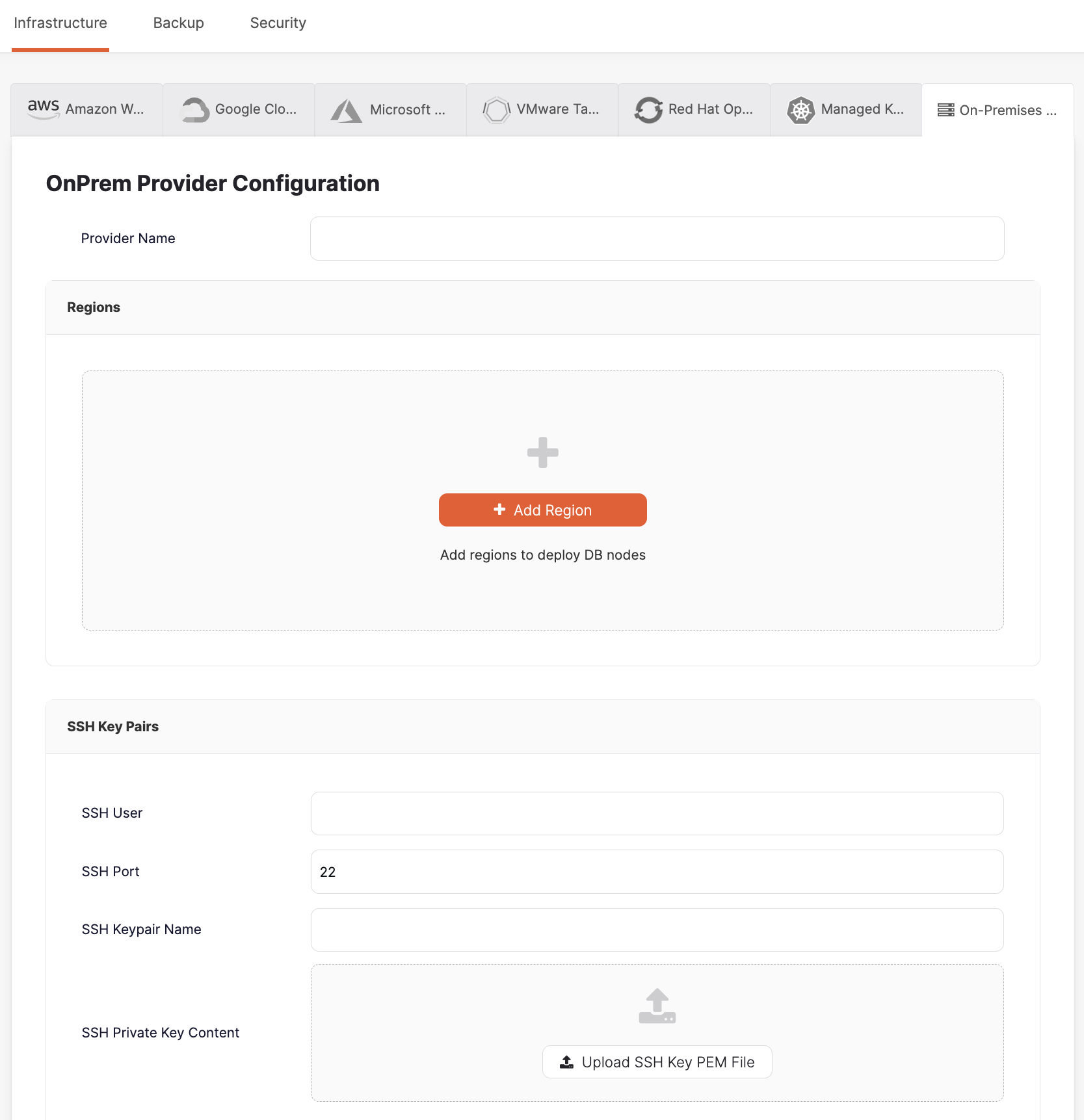 Create On-Premises provider Create On-Premises provider